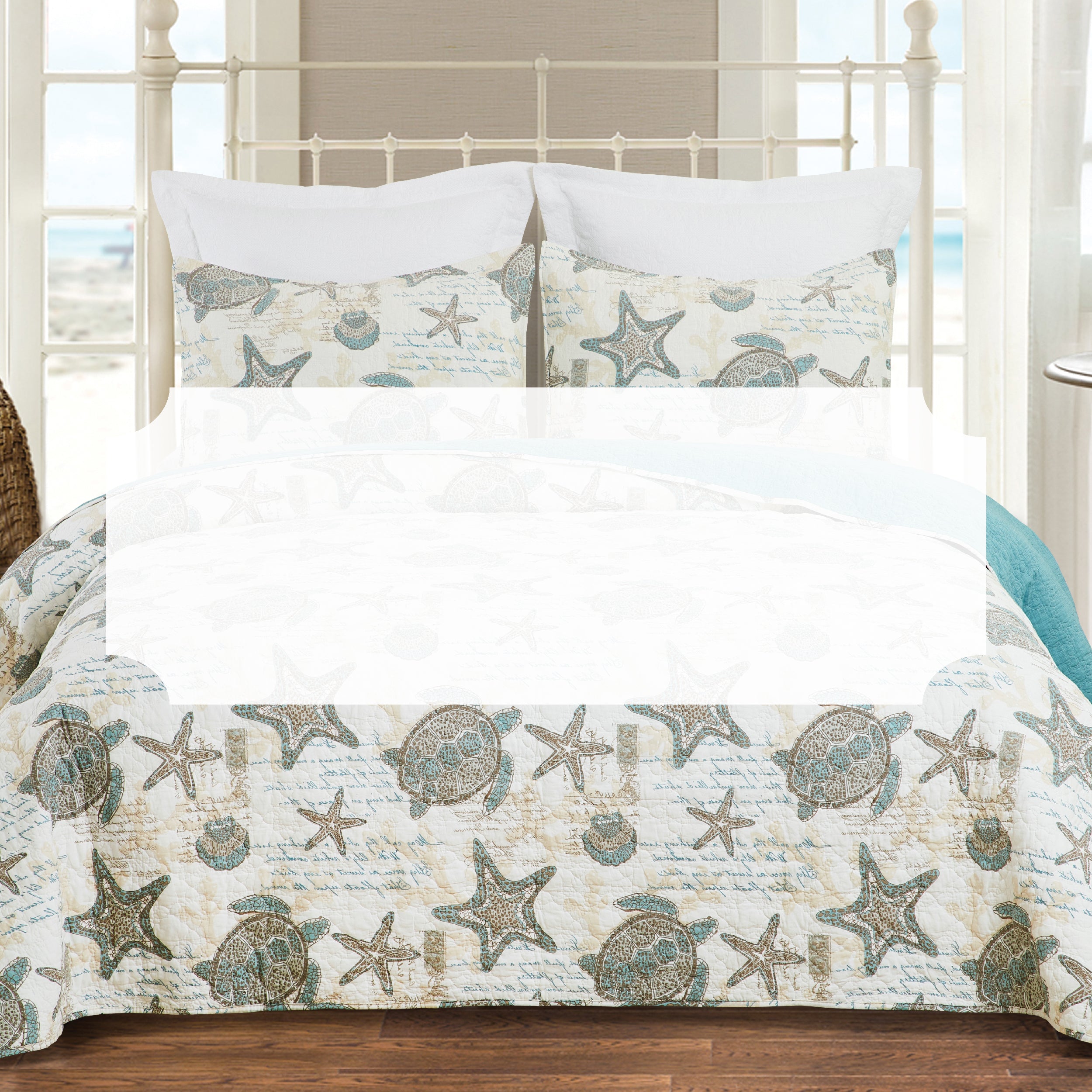 C&F deals Home Seawaves Quilt set Full/Queen