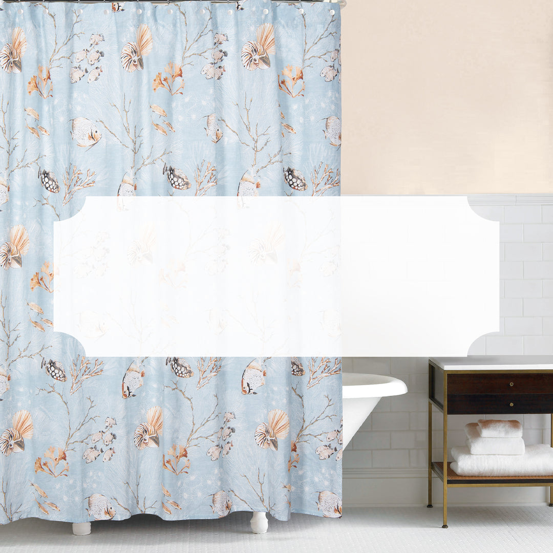 C&F Home Coastal Shower Curtains & Bath Accessories