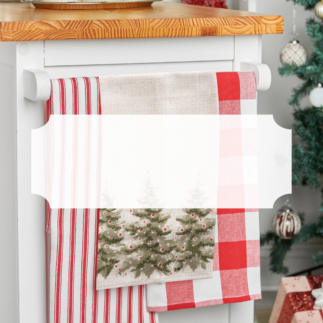 C&F Home Holiday Embellished Towels