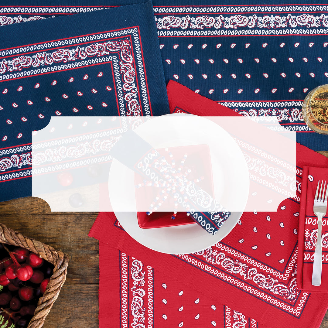 C&F Home Patriotic Table Linen Collections