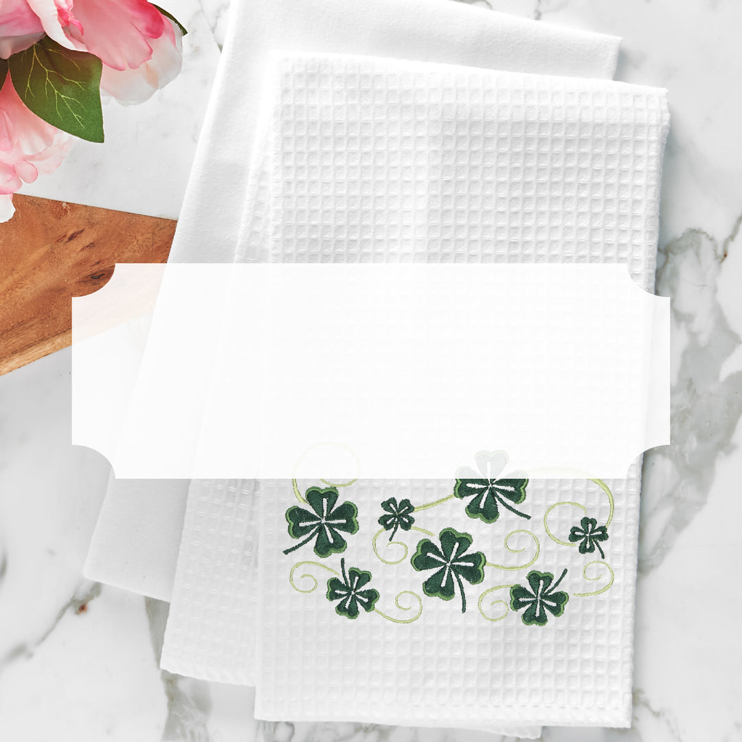 C&F Home St. Patrick's Day Waffle Weave Towels