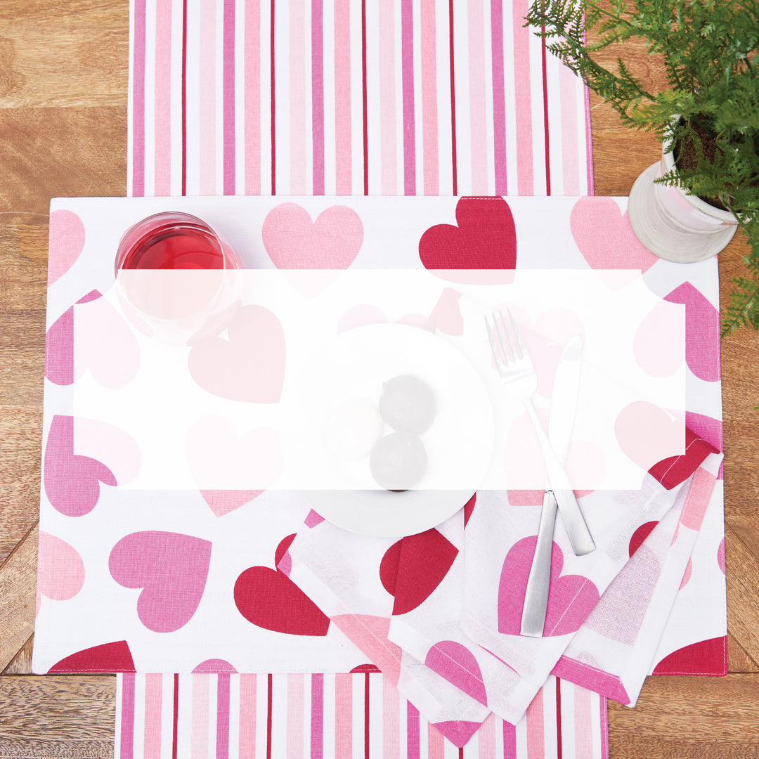 C&F Home Valentine's Day Table Linen Collections