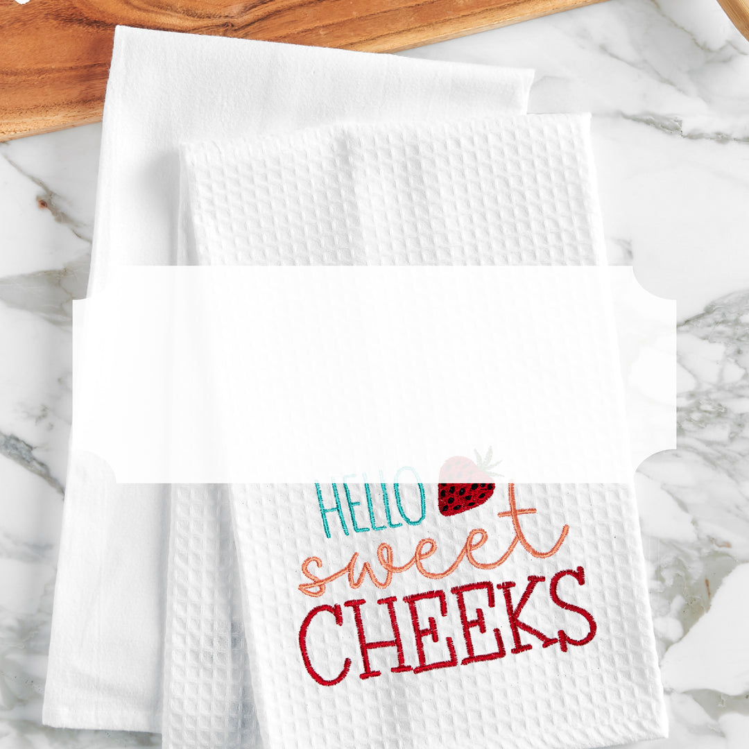 C&F Home Valentine's Day Waffle Weave Towels