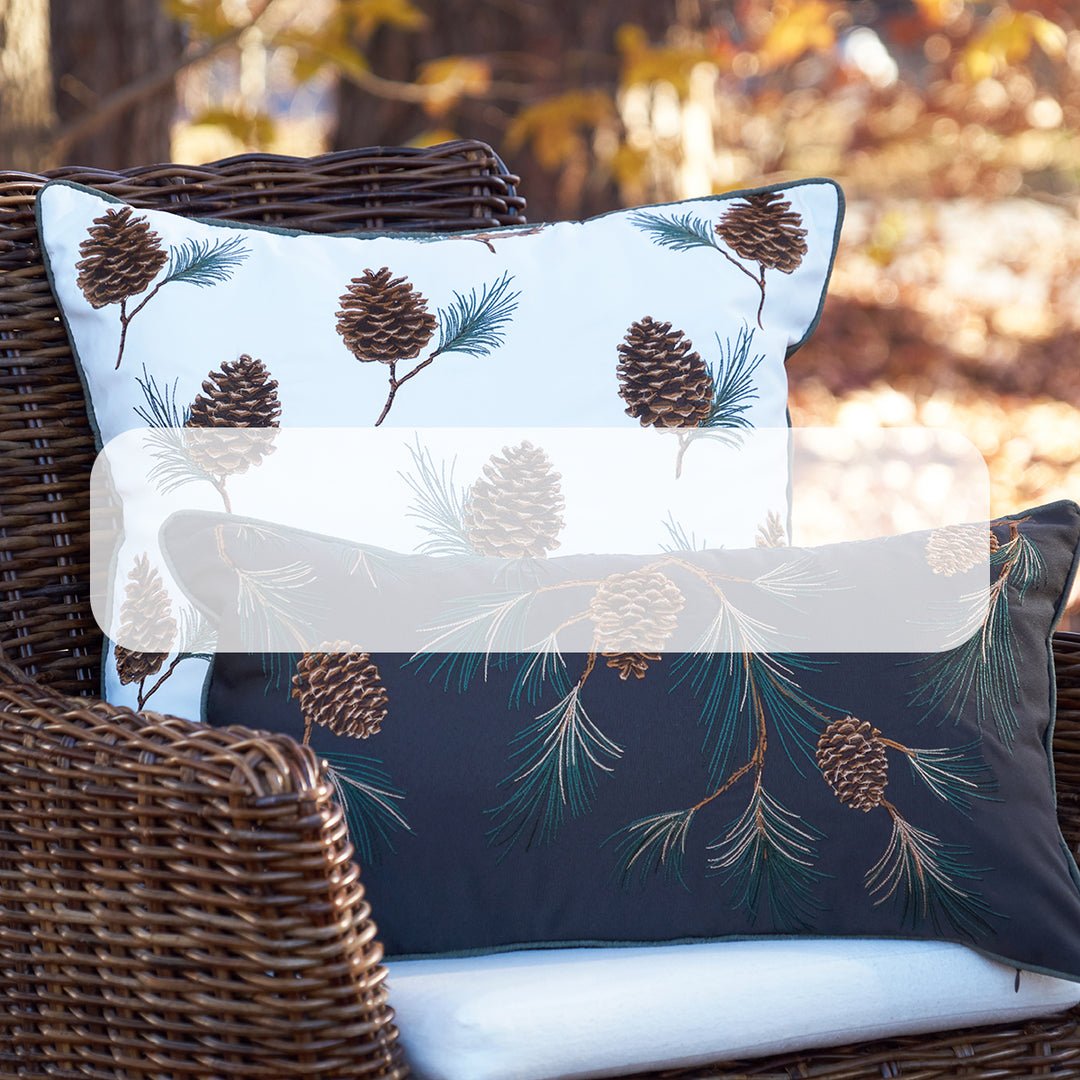 Rightside Design Lake & Lodge Outdoor Pillows